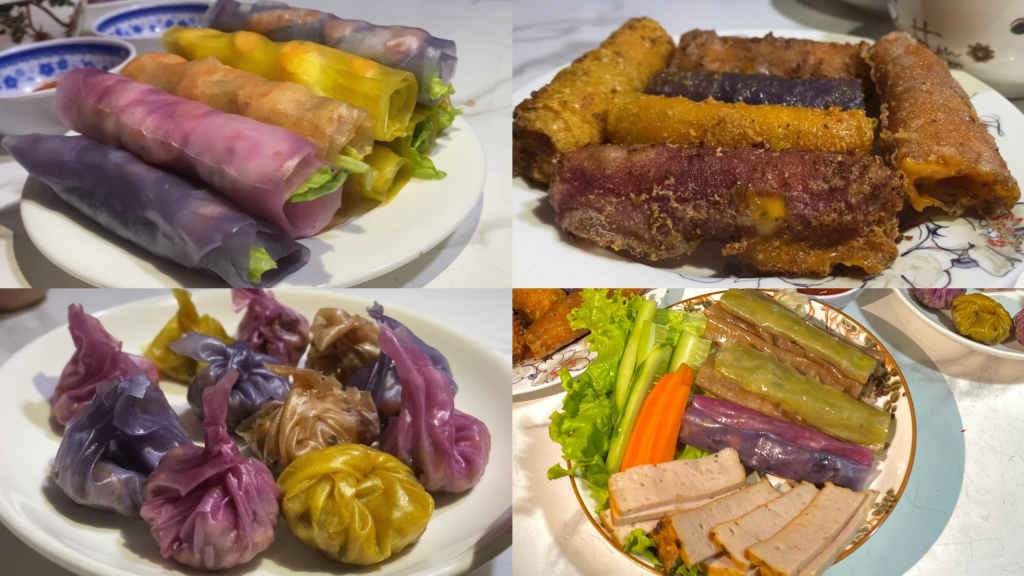 các món ăn từ bánh tráng rau củ