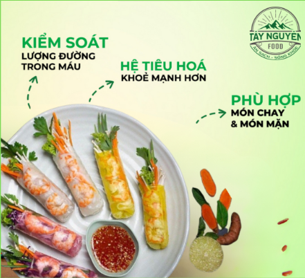 chất xơ trong bánh tráng